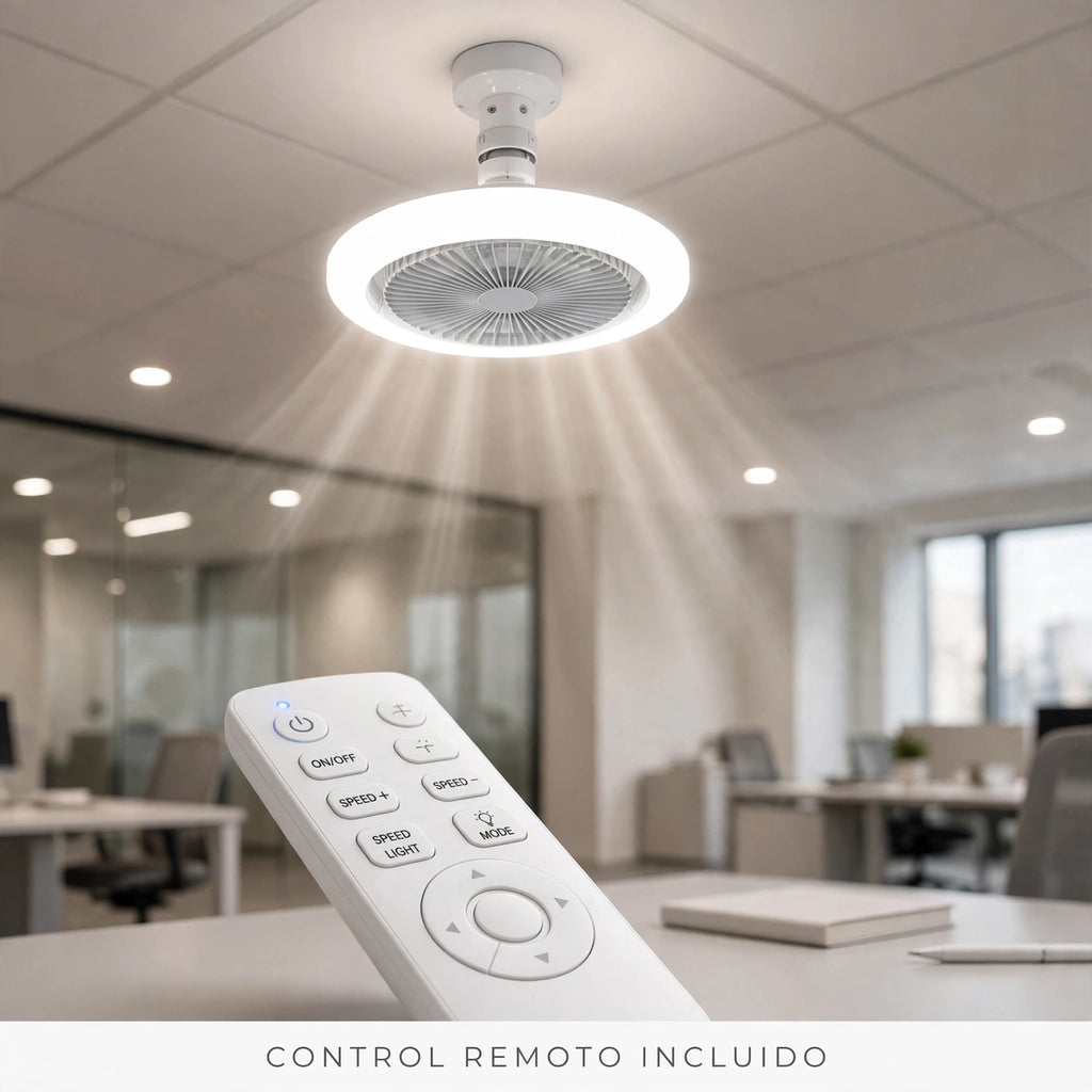 Ventilador Inteligente de LED 2 en 1 TurboMax™ - [SUPER POTENTE]
