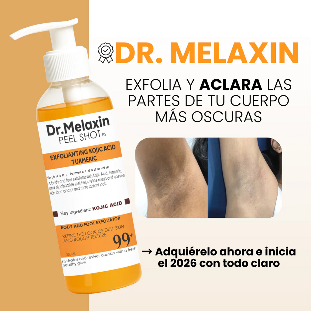Exfoliante Melaxin - Para Aclarar Partes Oscuras - Promocíon  Compra 1 y llévate 2