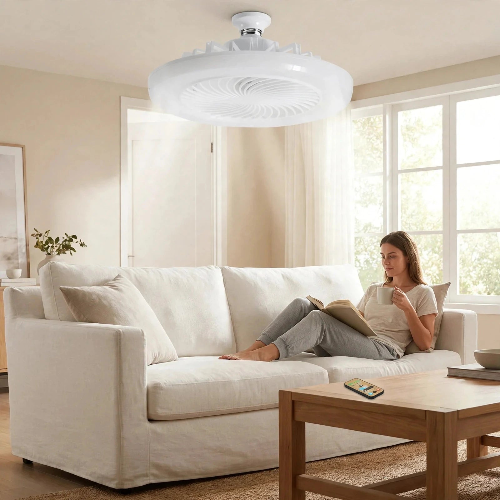 Ventilador Inteligente de LED 2 en 1 TurboMax™ - [SUPER POTENTE]